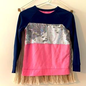 Girls crew neck sweatshirt; worn once!